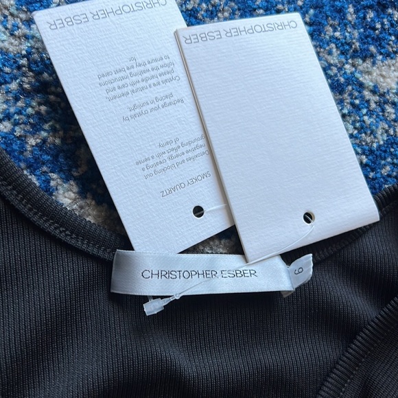 ❌SOLD❌ Christopher Esber Multi Split Quartz Rib Top in Black 6 - Picture 7 of 9